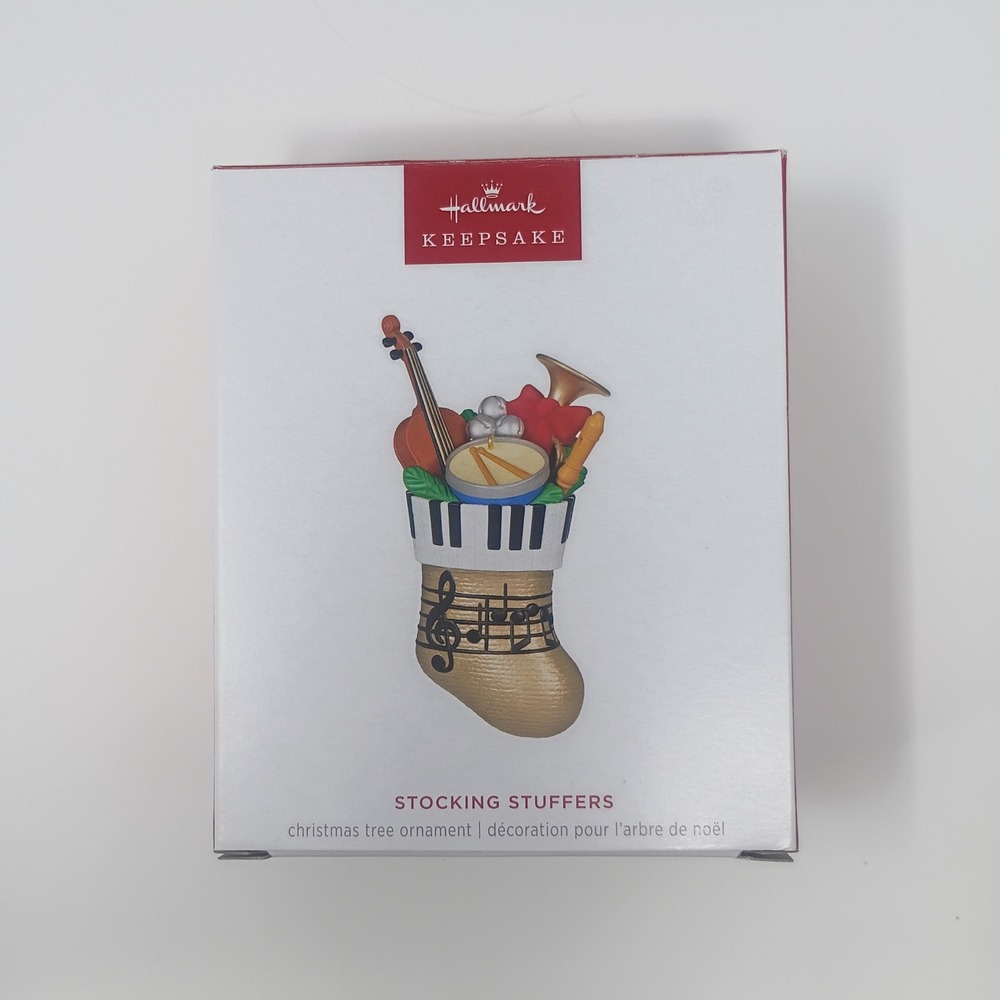 2024 Hallmark Keepsake Stocking Stuffers Musical Christmas Ornament Tracy Larsen